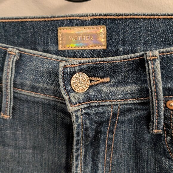 Mother vintage jeans - the insider crop step fray size 28. - Picture 2 of 6